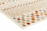 Mayfair Squares Bone Rug