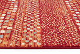 Mayfair Squares Rust Rug