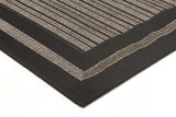 Starry Night Indoor Outdoor Modern Black Rug