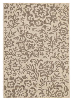 Coffee Indoor Outdoor Modern Beige Rug