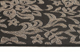 Independence Indoor Outdoor Modern Black Rug