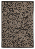 Independence Indoor Outdoor Modern Black Rug