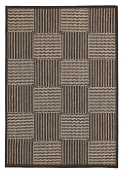 Witchery Indoor Outdoor Modern Black Rug