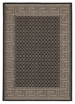 Night Indoor Outdoor Modern Black Rug