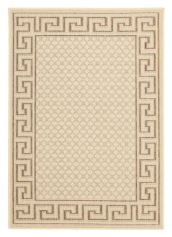 Evo 66 Indoor Outdoor Modern Beige Rug