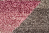 Penny Pink Grey Textured Multi Coloured Rug