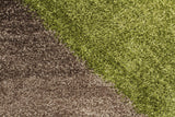 Maria Green Multi Coloured Textured Rug