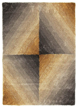 Molino Grey Gold Multi Coloured Textured Rug