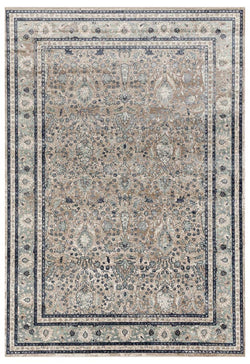 Esquire Rim Traditional Beige Rug