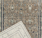 Esquire Rim Traditional Beige Rug