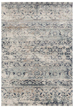 Esquire Segments Traditional Blue Rug