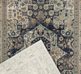 Esquire Brushed Traditional Blue Rug