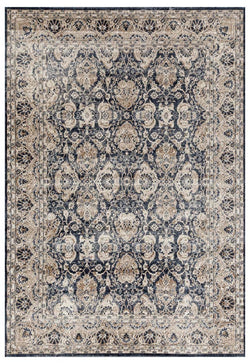 Esquire Balance Traditional Blue Rug