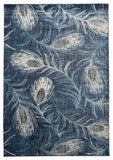 Opulence Feather Navy Rug