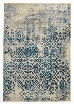 Heritage Blue Modern Rug