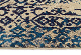 Heritage Blue Modern Rug