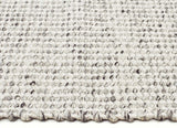 Carlos Felted Wool Rug Grey Natural