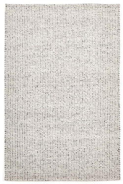 Carlos Felted Wool Rug Grey Natural