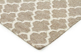 Bazaar Natural Trellis Wool Flat Weave Rug