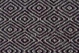 Shiva Stunning Black Diamond Wool Rug