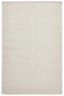 Shiva Stunning Silver Grey Diamond Wool Rug