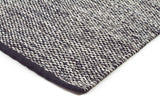 Livvy Charcoal Black Flat Weave Rug