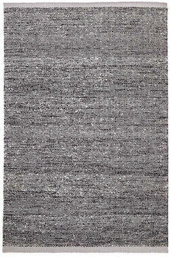 Zigga Flat Weave Rug Black