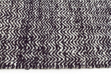 Zigga Flat Weave Rug Black