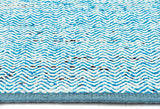 Zigga Flat Weave Rug Blue