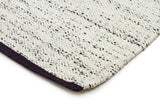 Zigga Flat Weave Rug White