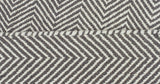 Herring Bone Chevron Rug Grey