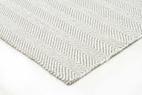 Herring Bone Chevron Rug Natural