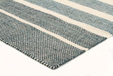 Helsinki Teal Flatweave Rug