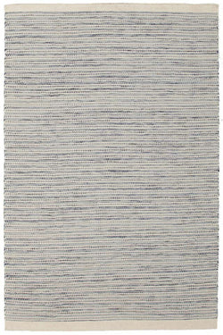 Madras Blue Flat weave Rug