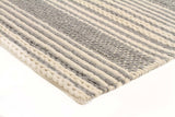 Hellena Braied Silver Felted Wool Rug