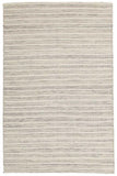 Hand Braied Silver Felted Wool Rug