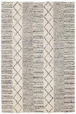 Hellena Braied Grey Wool Rug