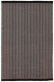 Cuba Flatweave Black Wool Rug