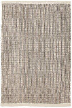 Cuba Flatweave Grey Wool Rug