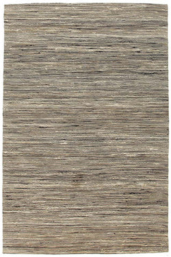 Java Flatweave Black Wool Rug