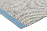 Marlo Flatweave Blue Wool Rug