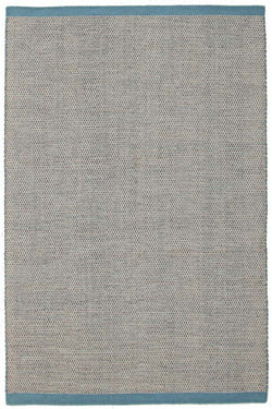 Marlo Flatweave Blue Wool Rug