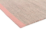 Marlo Flatweave Pink Wool Rug