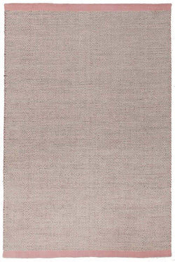 Marlo Flatweave Pink Wool Rug