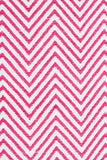 Villa Modern Herringbone Rug Pink