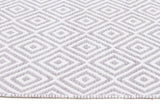 Villa Modern Diamond Rug Grey