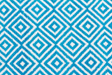 Villa Modern Diamond Rug Turquoise