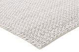 Helena Woven Wool Rug Grey White