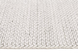 Helena Woven Wool Rug Grey White