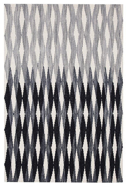 Frida Uber Gradient Rug Black Grey White